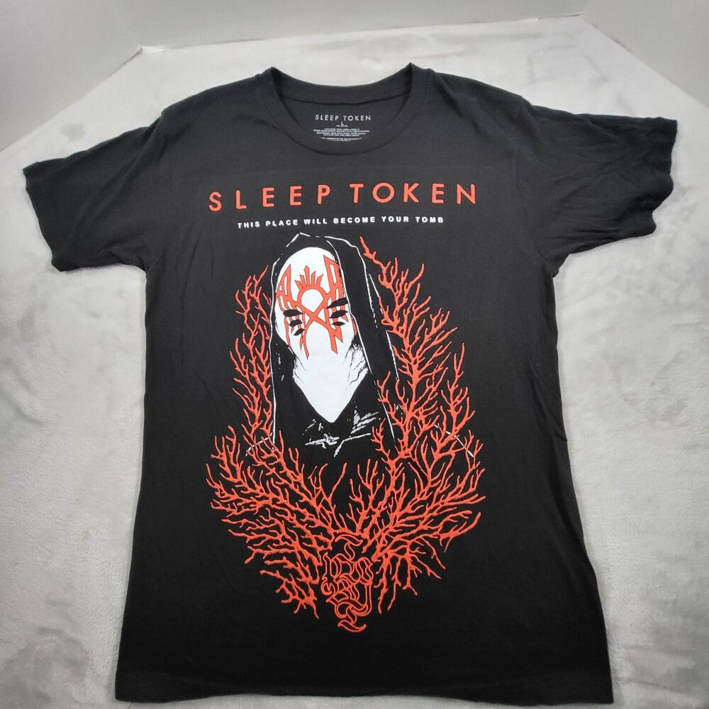 Sleep Token This Place Will Become Your Tomb T Shirt Mens Large Black Album Band